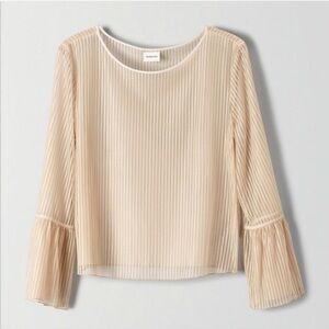 Aritzia Babaton Humbert Blouse in Pink XS